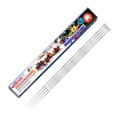 Новогодние 300-4 мм. Бенгальские огни купить в Октябрьском Архангельской области | oktyabrskijarhangelskaya.salutsklad.ru