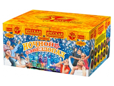 Ночной звездопад Комбинированный Фейерверк купить в Октябрьском Архангельской области | oktyabrskijarhangelskaya.salutsklad.ru