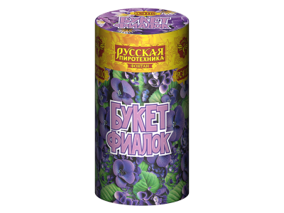 Букет фиалок Пиротехнический фонтан купить в Октябрьском Архангельской области | oktyabrskijarhangelskaya.salutsklad.ru