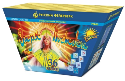 Заря востока Дневной фейерверк купить в Октябрьском Архангельской области | oktyabrskijarhangelskaya.salutsklad.ru